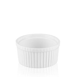 Crème Brûlée Ramekin Porcelæn Hvid 9,5 cm
